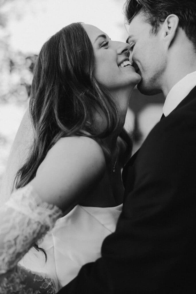 candid couples moment in asheville nc