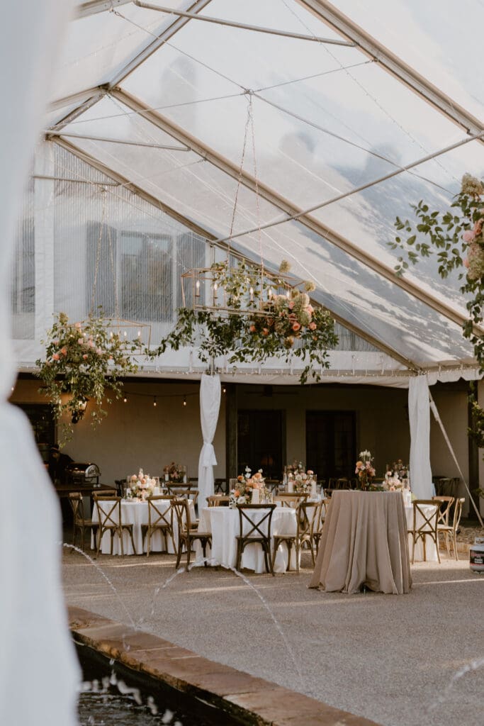 Autumn Wedding Reception Details at Hotel Domestique in Travelers Rest SC